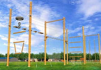 木質高空架 木質高空架